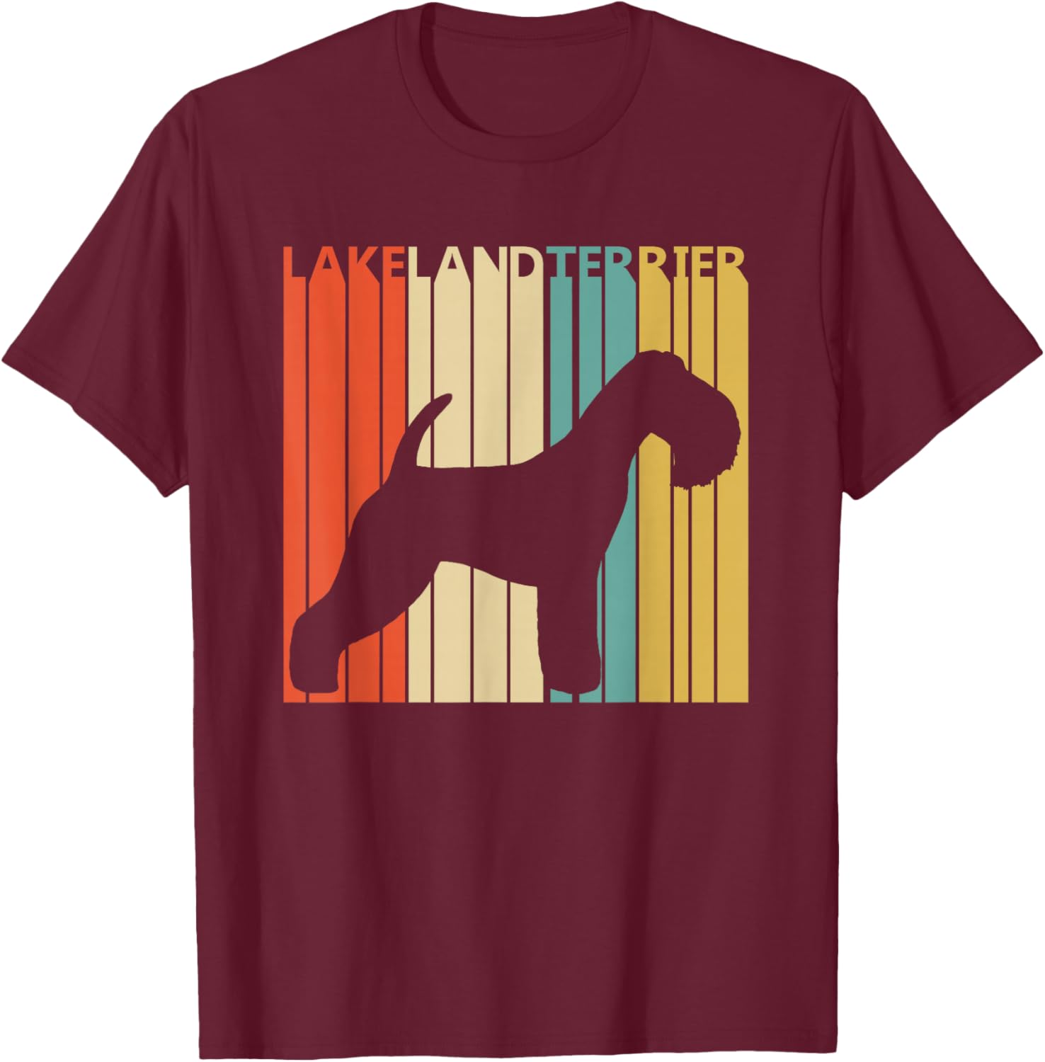 Lakeland Terrier T-Shirt - T-Shirt | Maroon