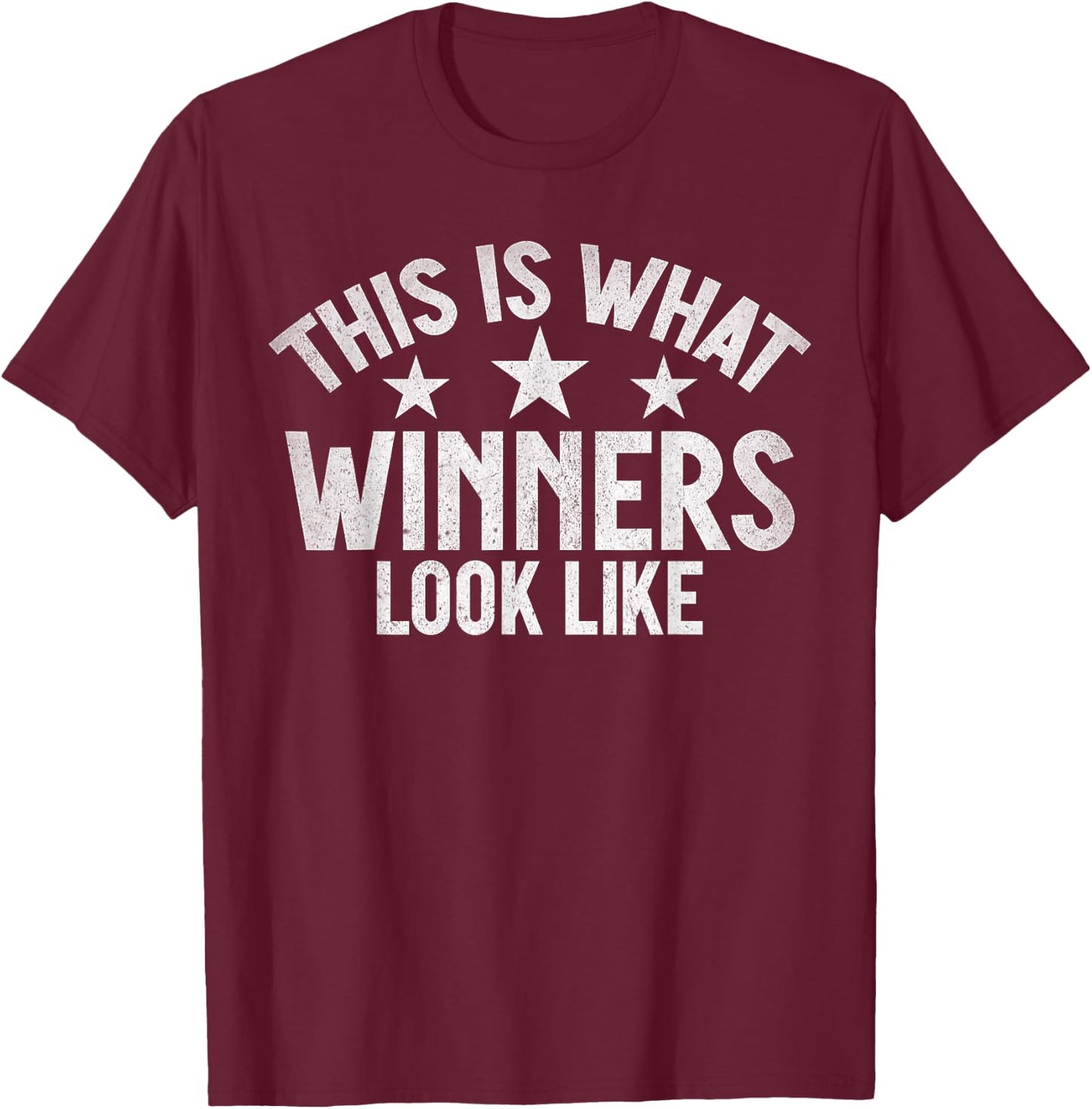 This is what winners look like winning Game Match T-Shirt - T-Shirt | Maroon