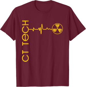 Ct Tech - CT Technologist Radiology T-Shirt - T-Shirt | Maroon