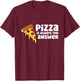 Funny Pizza Lover Pizza is Always The Answer T-Shirt - T-Shirt | Maroon