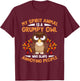 My Spirit Animal Is a Grumpy Owl - Funny Owl Lover T-Shirt - T-Shirt | Maroon
