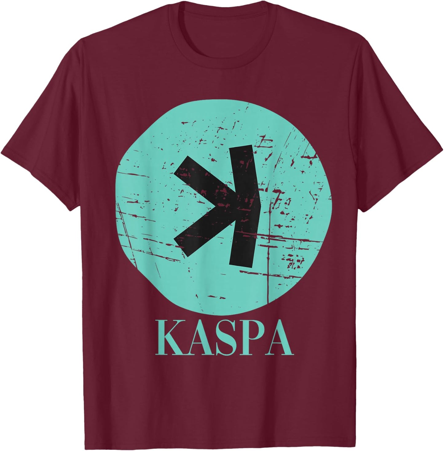 Kaspa Crypto Coin Bullrun 2024 Freedom Cryptocurrency T-Shirt - T-Shirt | Maroon