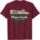 Plumas-Eureka State Park California Welcome Sign Vacation T-Shirt - T-Shirt | Maroon