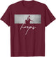 BASBO -Kids Basketball - Black, Small T-Shirt - T-Shirt | Maroon