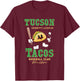 Tucson Tacos Retro Minor League Baseball Team T-Shirt - T-Shirt | Maroon