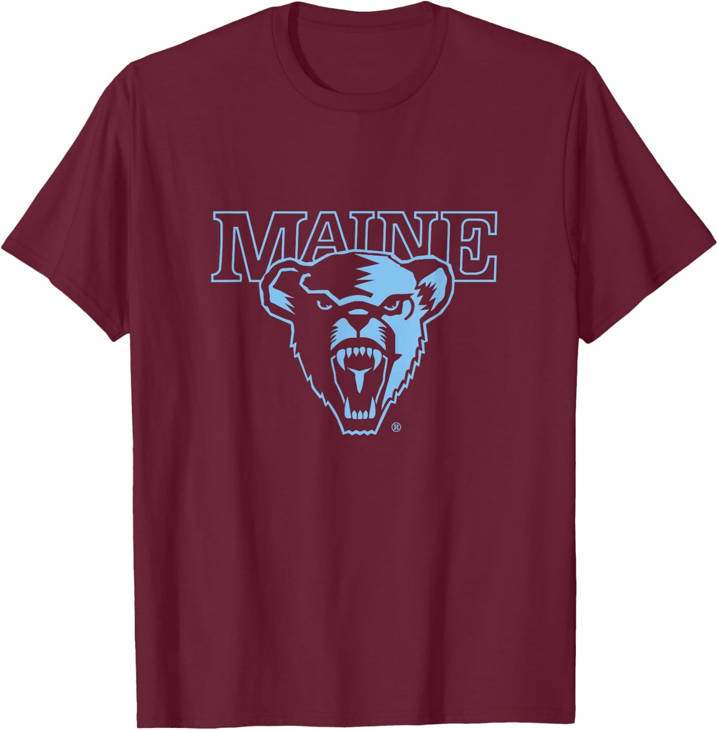 Maine Black Bears | Official NCAA University of | PPME068 T-Shirt - T-Shirt | Maroon