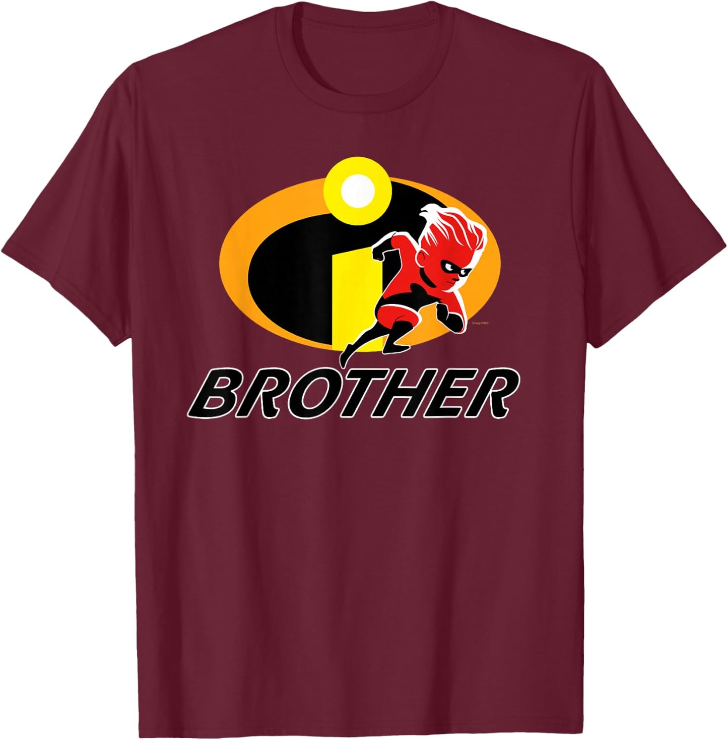 Disney and Pixar's The Incredibles Dash Brother Family T-Shirt - T-Shirt | Maroon