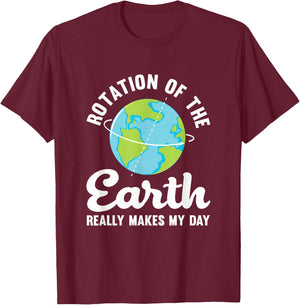 Die Errottation macht mir wirklich den Tag | Science Humor T-Shirt - T-Shirt | Maroon