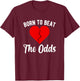 Cute CHD Warrior Congenital Heart Disease Awareness T-Shirt - T-Shirt | Maroon
