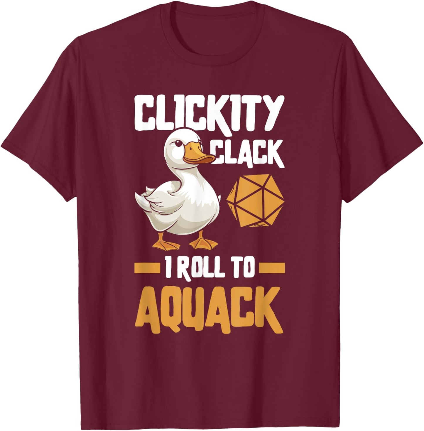 RPG Gaming Role Playing D20 Tabletop Games Funny RPG Gamer T-Shirt - T-Shirt | Maroon