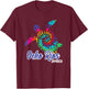 Ocho Rios Souvenirs Jamaica Tie Dye Save Sea Turtle Vacation T-Shirt - T-Shirt | Maroon