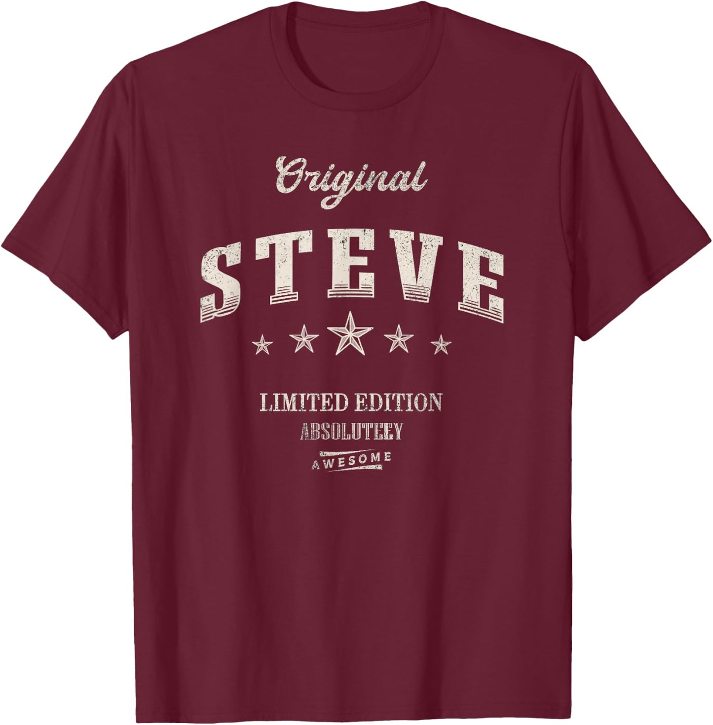 Steve Limited Edition T-Shirt - T-Shirt | Maroon