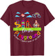 Teachers Recess Aide Team Cute Funny School Gifts On the Playground Teacher Appreciation Kindergarten Collect T-Shirt - T-Shirt | Maroon