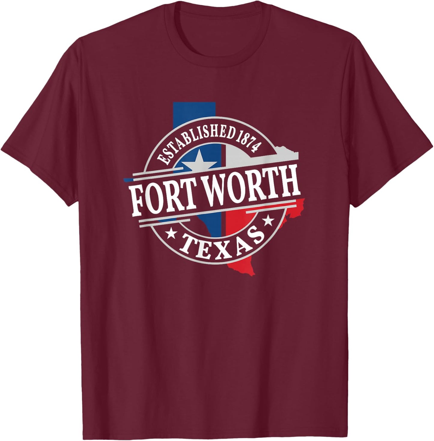 Fort Worth T-Shirt - T-Shirt | Maroon