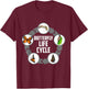 Butterfly Life Cycle Caterpillar Science Biology T-Shirt - T-Shirt | Maroon