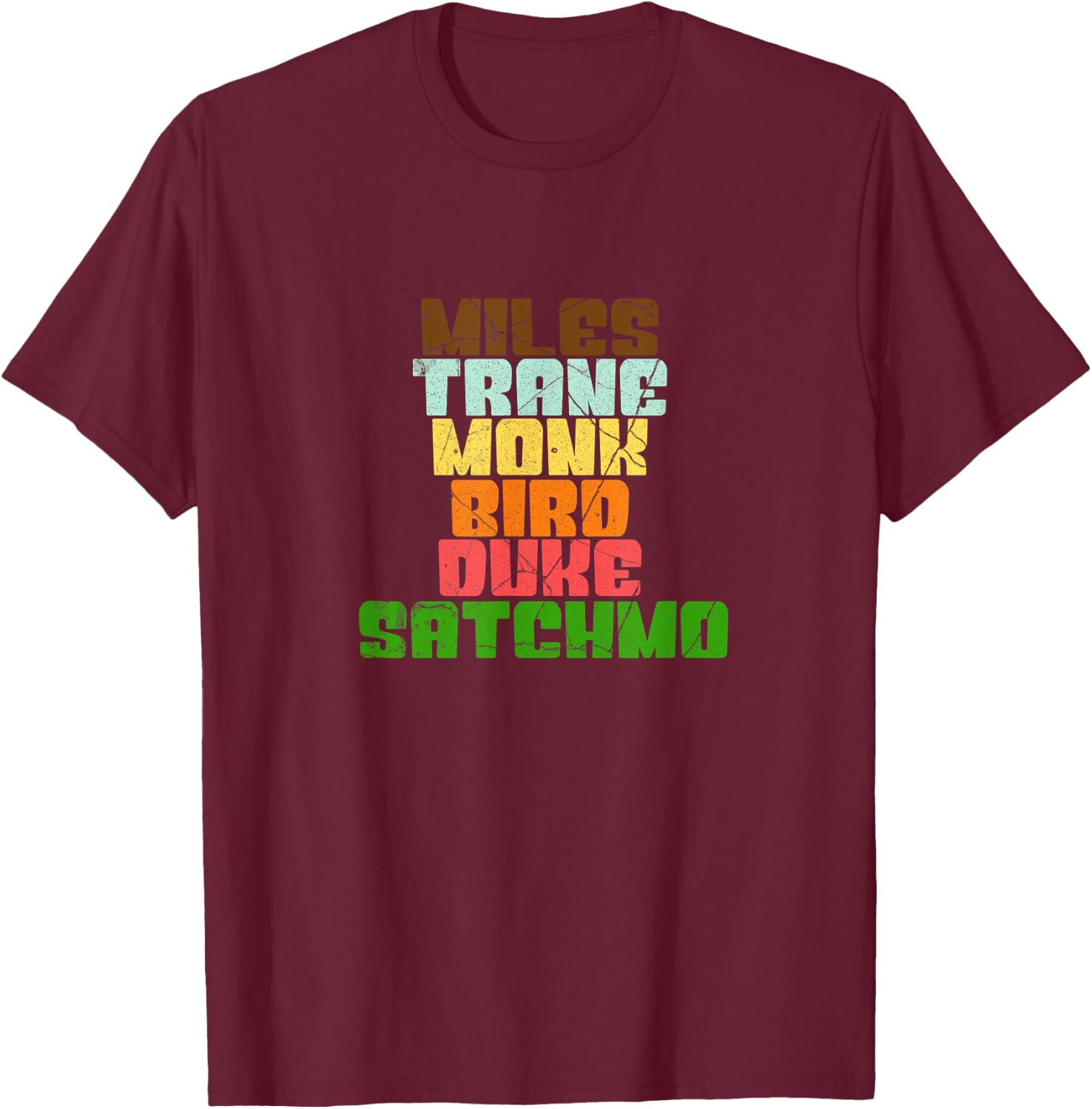 Famous Jazz Miles Coltrane Monk - Orchestra We Gonna Blow T-Shirt - T-Shirt | Maroon