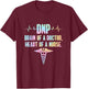DNP Doctor of Nursing Practice Brain RN Nurse DA1 Tie Dye T-Shirt - T-Shirt | Maroon