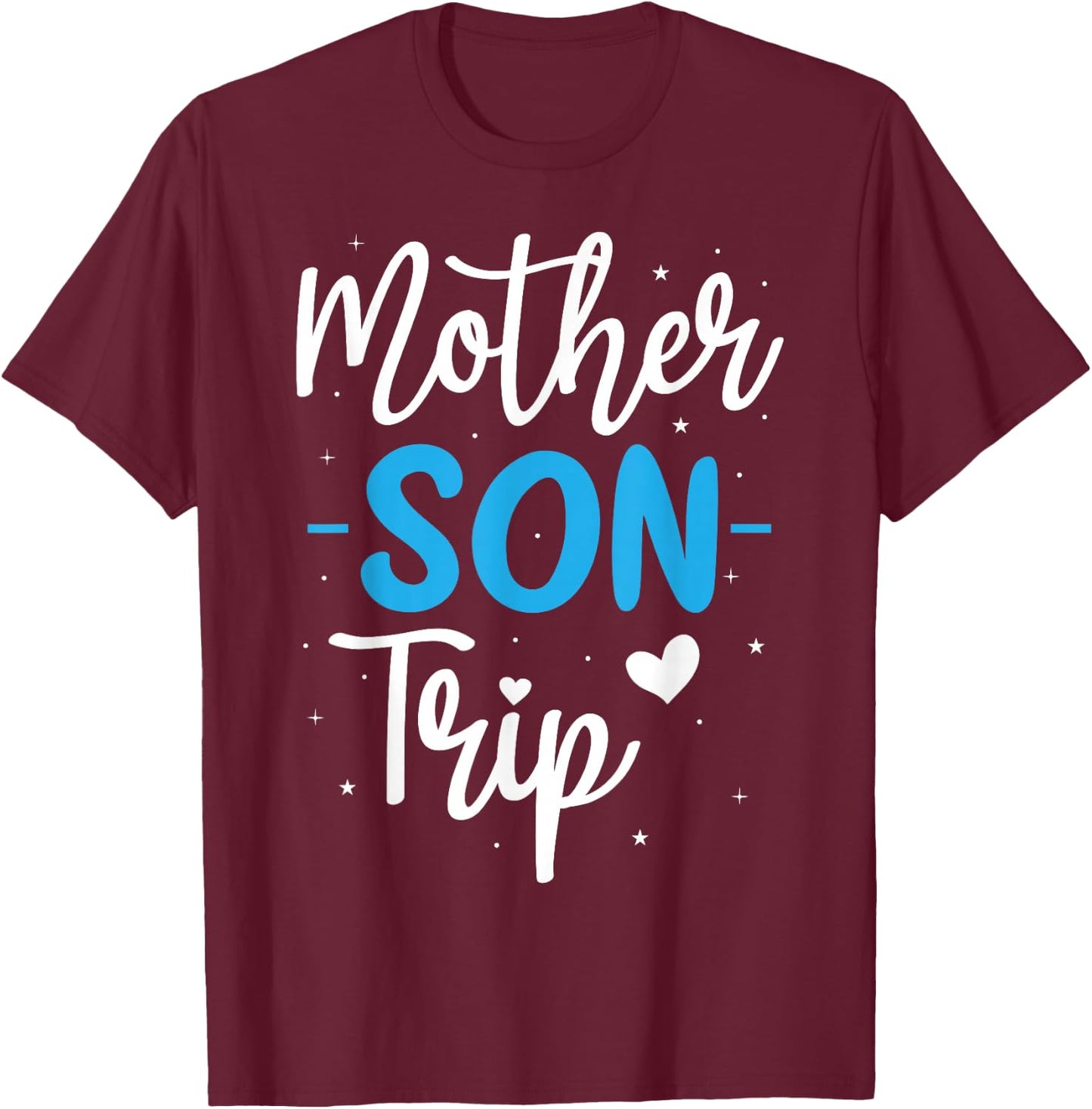 Mother Son Trip Summer Family Vacation Trip Cruise Beach T-Shirt - T-Shirt | Maroon