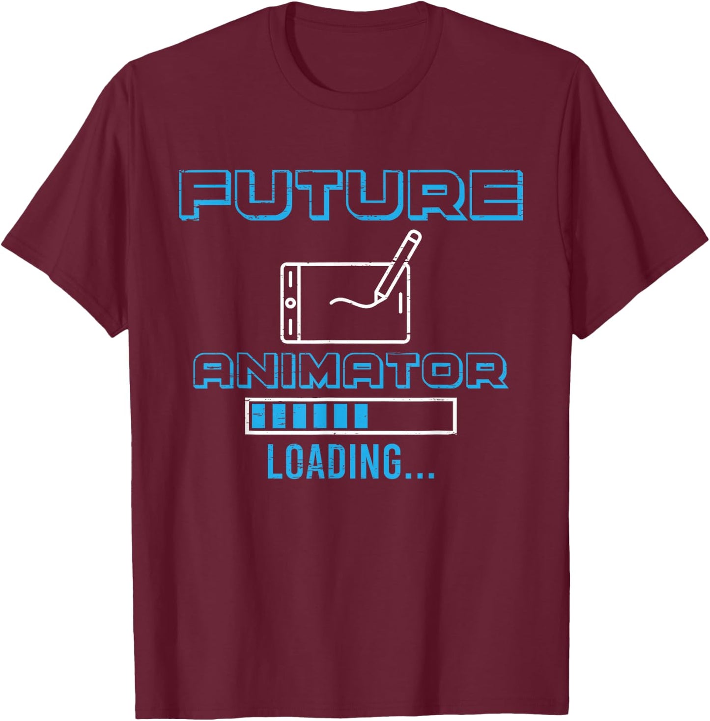 Future Animator Animation Sketch Digital Media T-Shirt - T-Shirt | Maroon