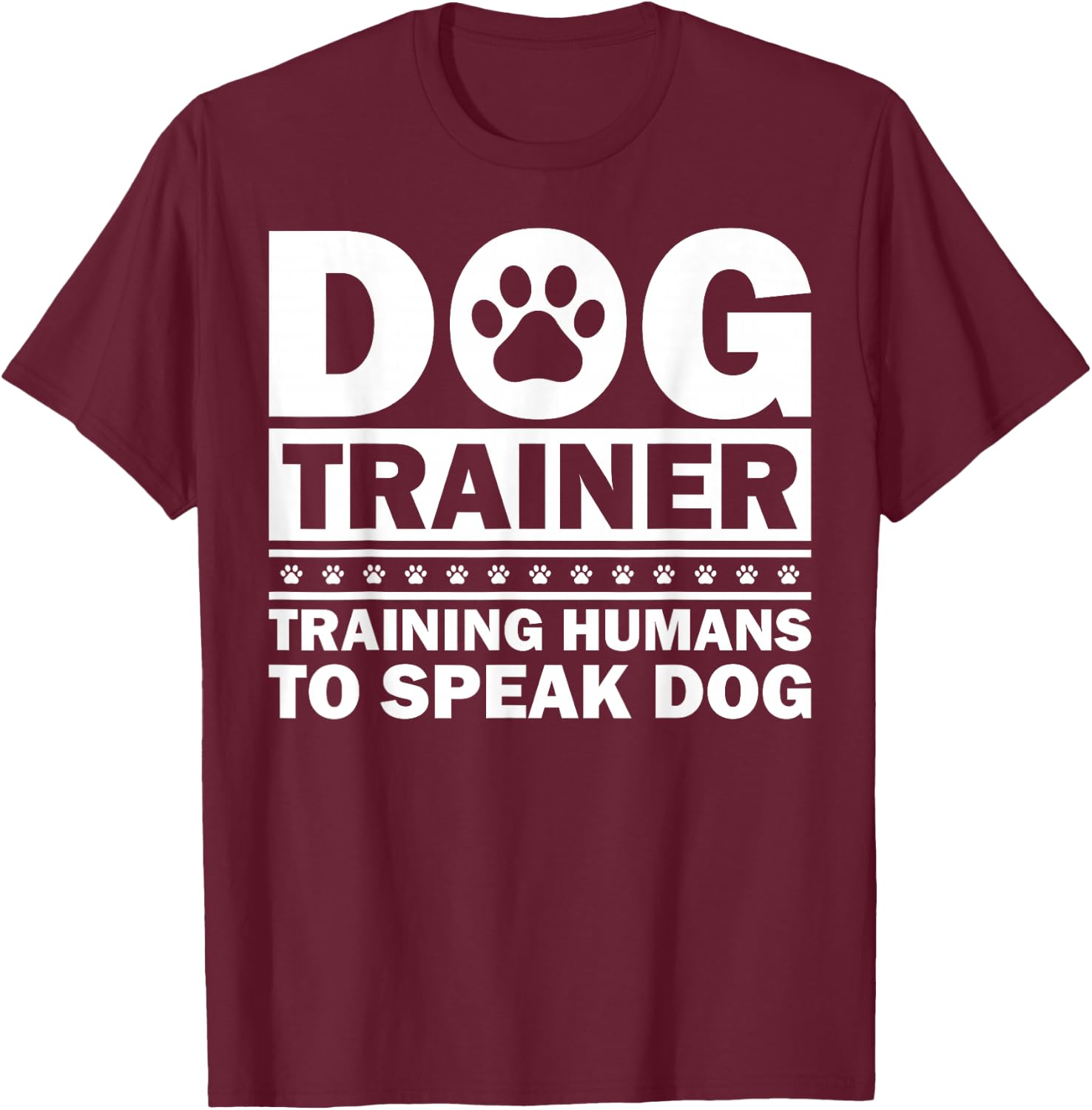 Funny Dog Training Men Women Puppy in Training Dog Agility T-Shirt - T-Shirt | Maroon