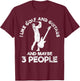 Golf Guitar Golfer Guitarist T-Shirt - T-Shirt | Maroon