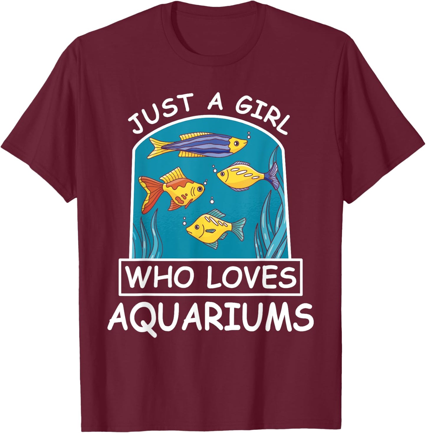 Aquarist Aquarium Tech Aquarium Fishkeeping Fish T-Shirt - T-Shirt | Maroon