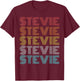 Retro Vintage Stevie T-Shirt - T-Shirt | Maroon