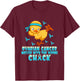Ovarian Cancer Messed With The Wrong Chick T-Shirt - T-Shirt | Maroon