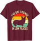 Corgi I ve Got-Friends In Low-Places-Pembroke-Welsh-Lover T-Shirt - T-Shirt | Maroon