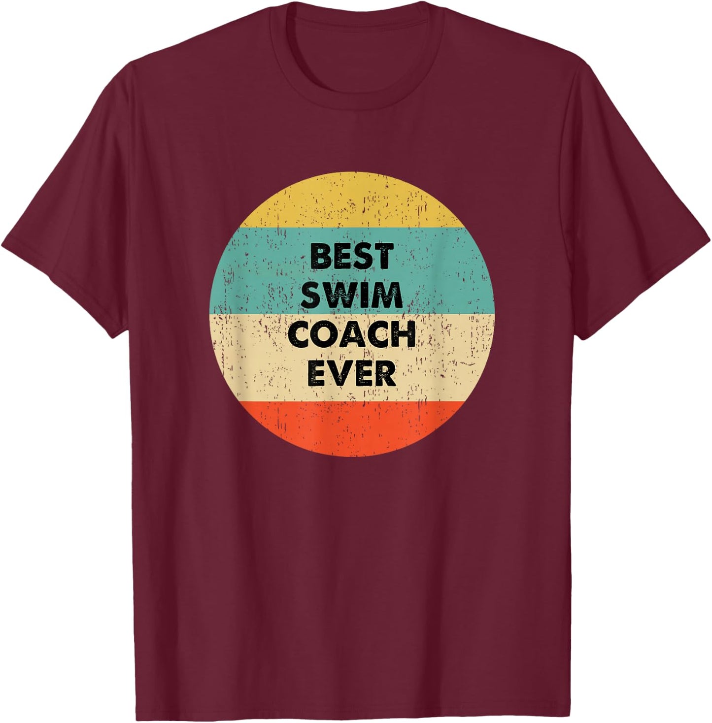 Swim Coach T-Shirt - T-Shirt | Maroon