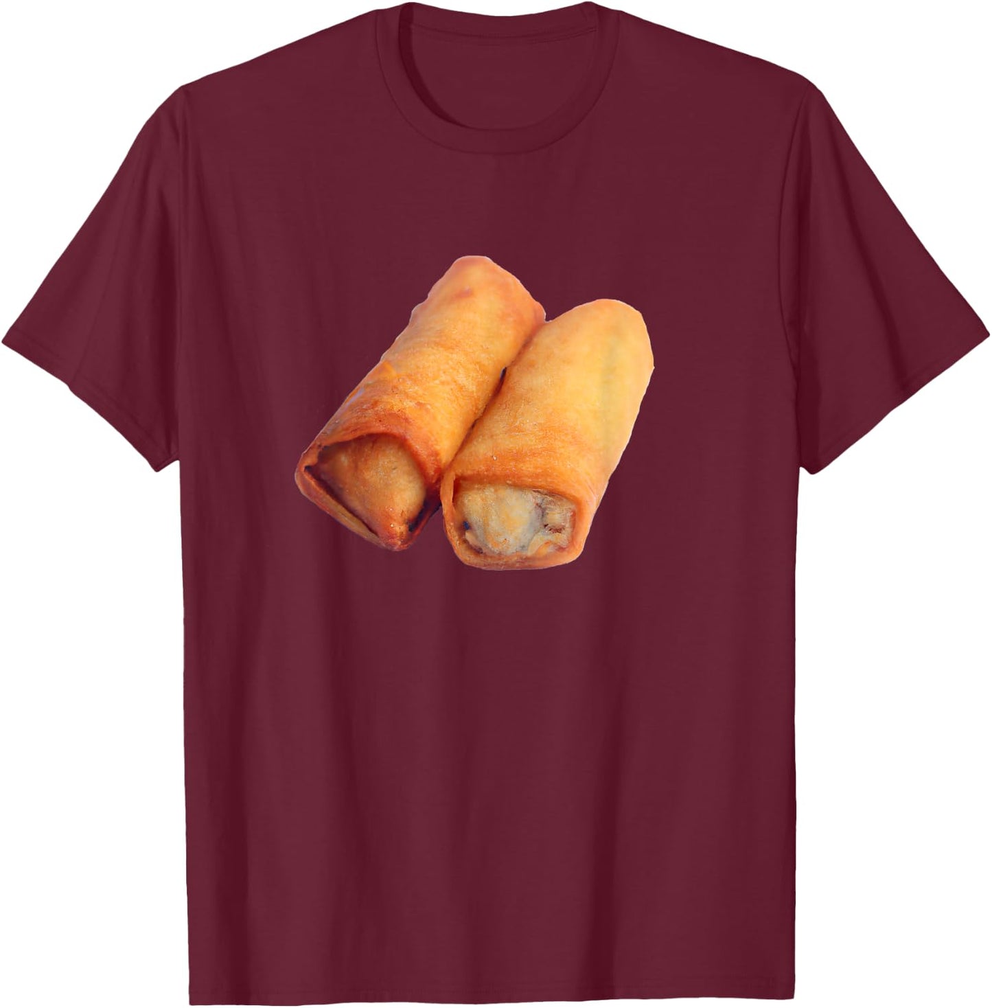 Egg Rolls T-Shirt - T-Shirt | Maroon
