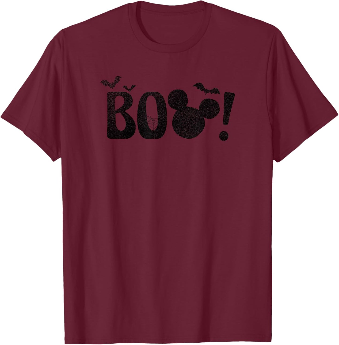 Disney Mickey and Friends Halloween Mickey Spooky Boo! T-Shirt - T-Shirt | Maroon