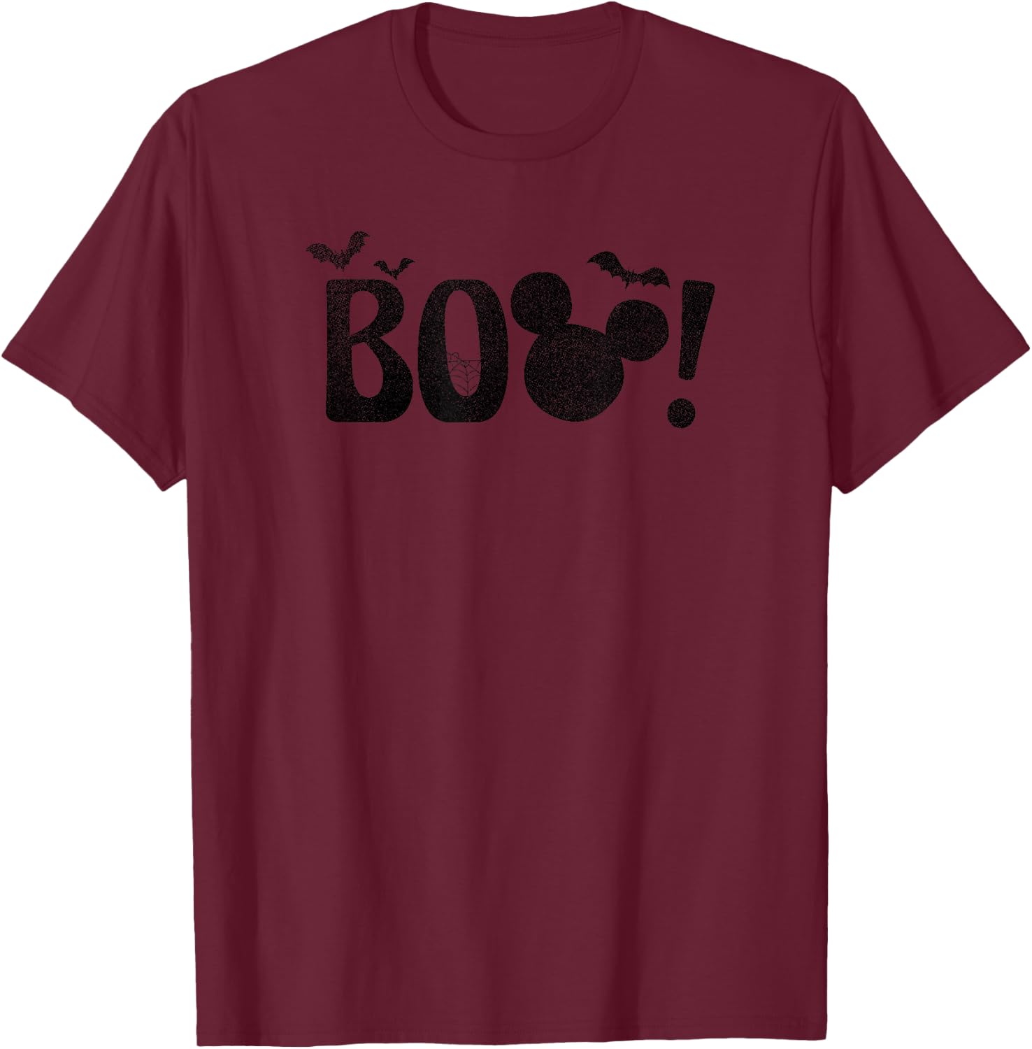 Disney Mickey and Friends Halloween Mickey Spooky Boo! T-Shirt - T-Shirt | Maroon