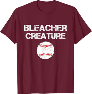 Bleacher Creature Meme Vintage New York Baseball T-Shirt - T-Shirt | Maroon