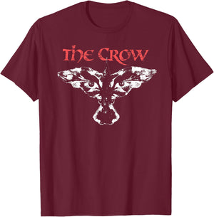 The Crow – Movie Logo T-Shirt - T-Shirt | Maroon