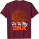 It's in My DNA - Basketball Player Ball Game Trainer T-Shirt - T-Shirt | Maroon