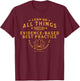 I can do all things thru evidence based practice T-Shirt - T-Shirt | Maroon