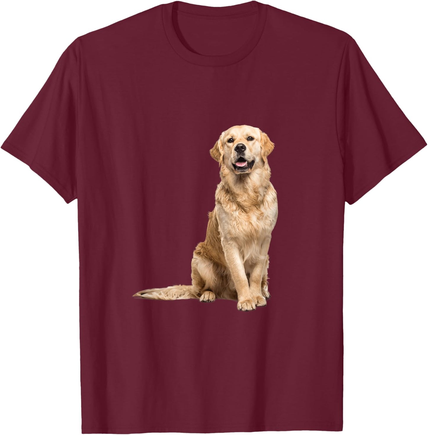 Golden Retriever T-Shirt - T-Shirt | Maroon