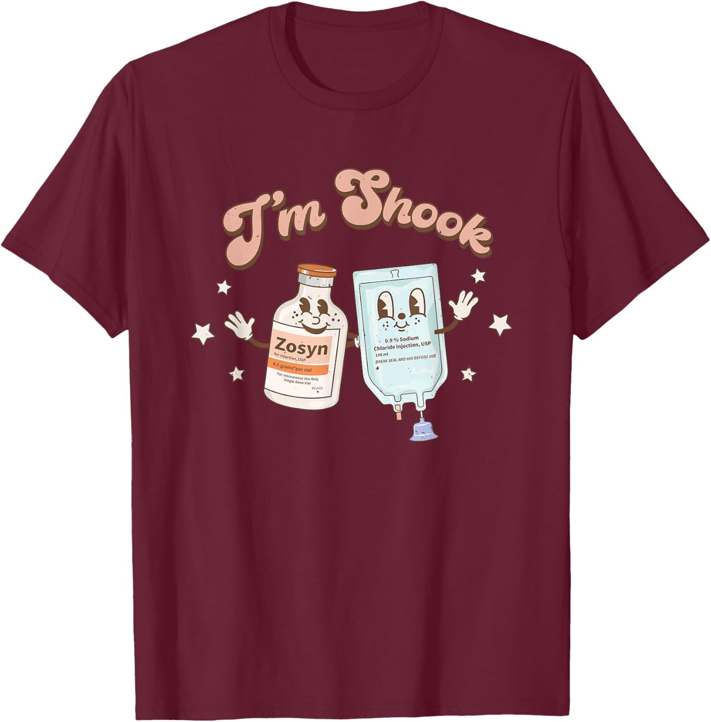 Funny Christmas Crna Pacu ER ED ICU Cricital Care Nurse T-Shirt - T-Shirt | Maroon