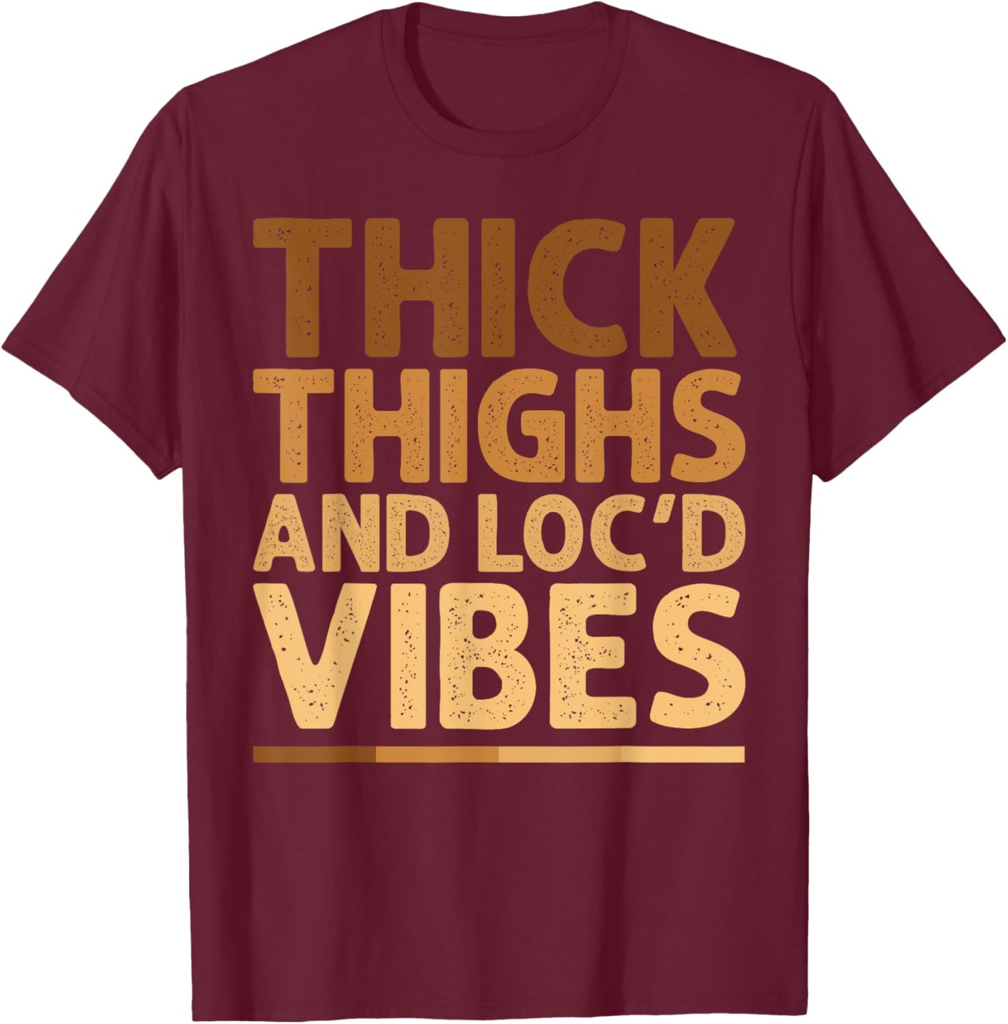 Cool Locs Melanin Art Girls African Dreadlock Locd T-Shirt - T-Shirt | Maroon