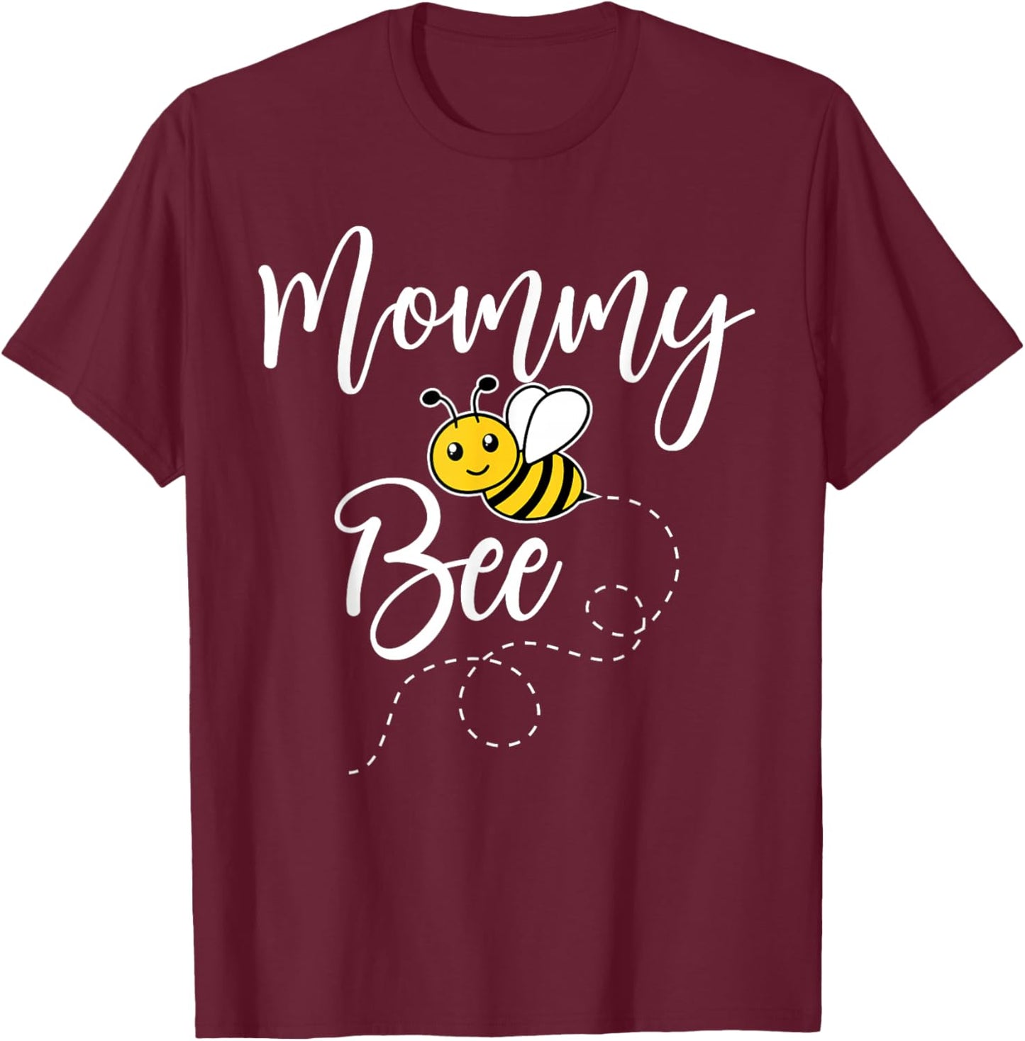 Mommy Of The Bee Day Girl Hive Family Matching Birthday T-Shirt - T-Shirt | Maroon
