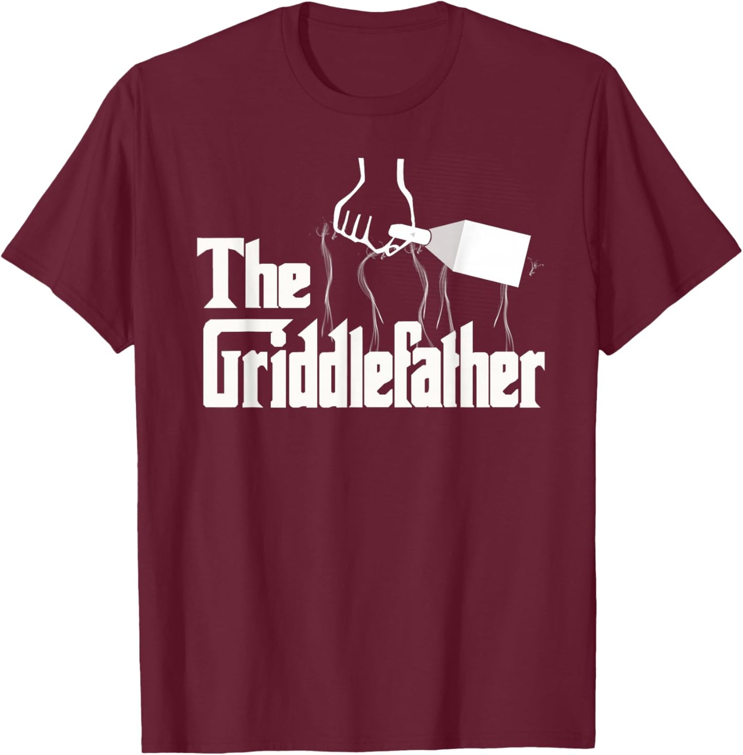 Griddle Father Head of the Families Italian Dad Cook T-Shirt - T-Shirt | Maroon