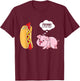 Frank Is That You Pig Hotdog Hot Dog Lover Funny Foodie T-Shirt - T-Shirt | Maroon