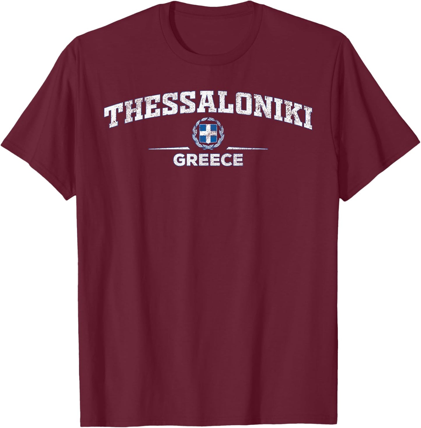 Thessaloniki Greece T-Shirt - T-Shirt | Maroon