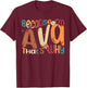 Because I'm Ava That's Why Funny Groovy Ava T-Shirt - T-Shirt | Maroon