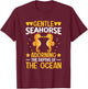 Gentle Seahorse Adorning The Depths Of The Ocean I Seahorse T-Shirt - T-Shirt | Maroon