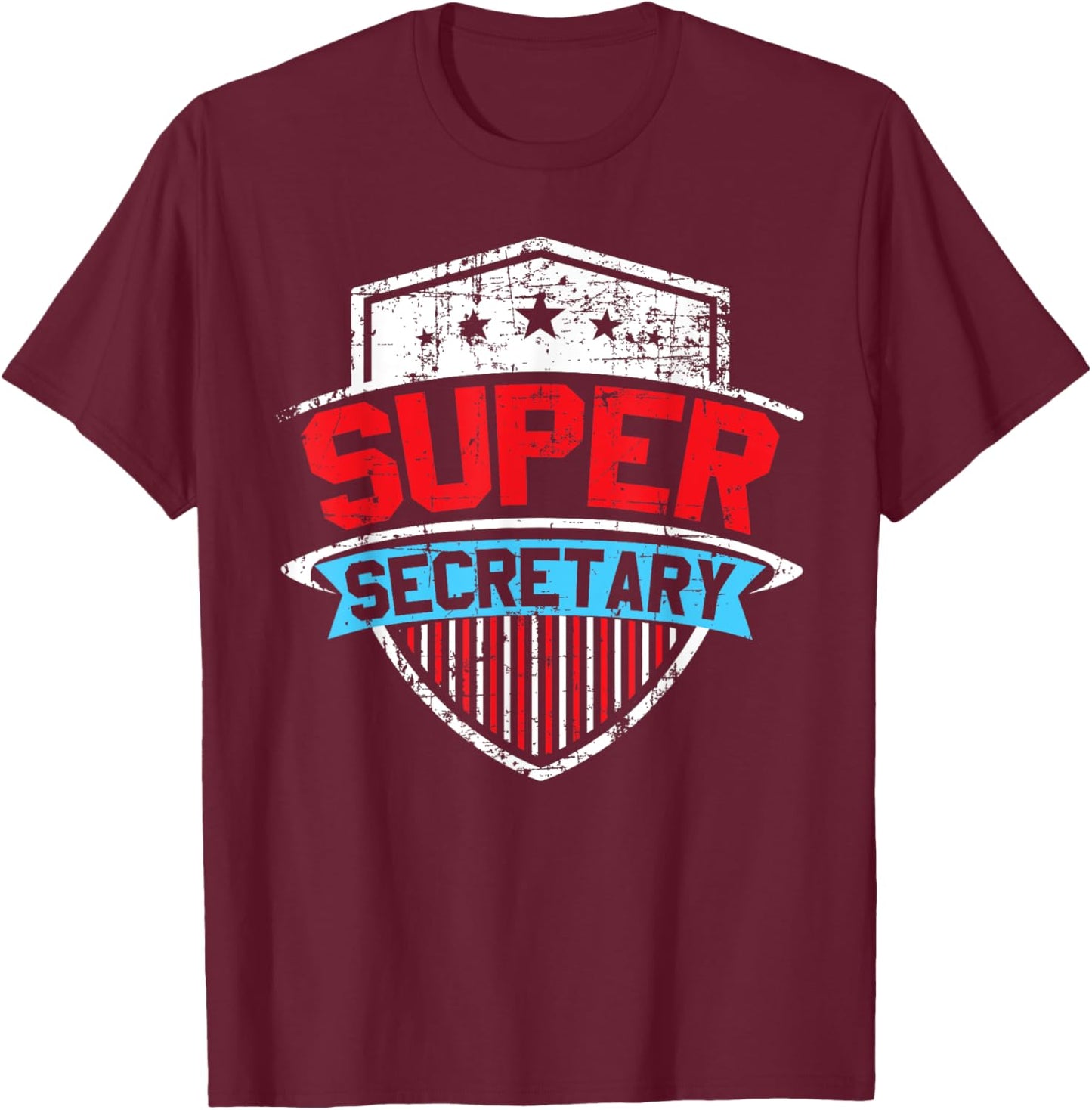 Super secretary T-Shirt - T-Shirt | Maroon