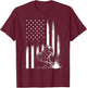 Welder American Flag Patriotic Welding Men Welder USA Flag T-Shirt - T-Shirt | Maroon