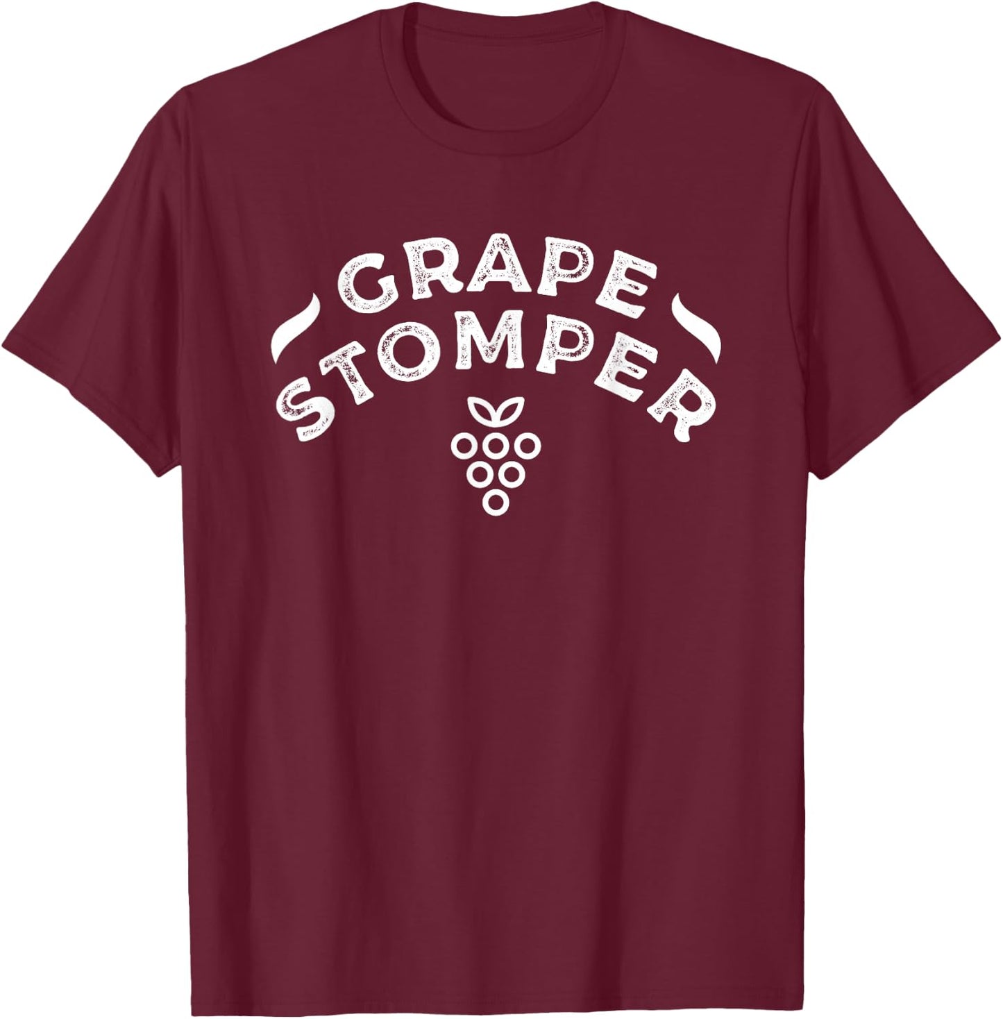 Grape Stomper Wine Winemaking Winemaker T-Shirt - T-Shirt | Maroon