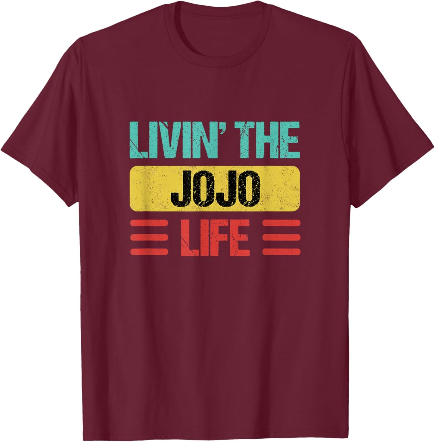 Jojo Name T-Shirt - T-Shirt | Maroon